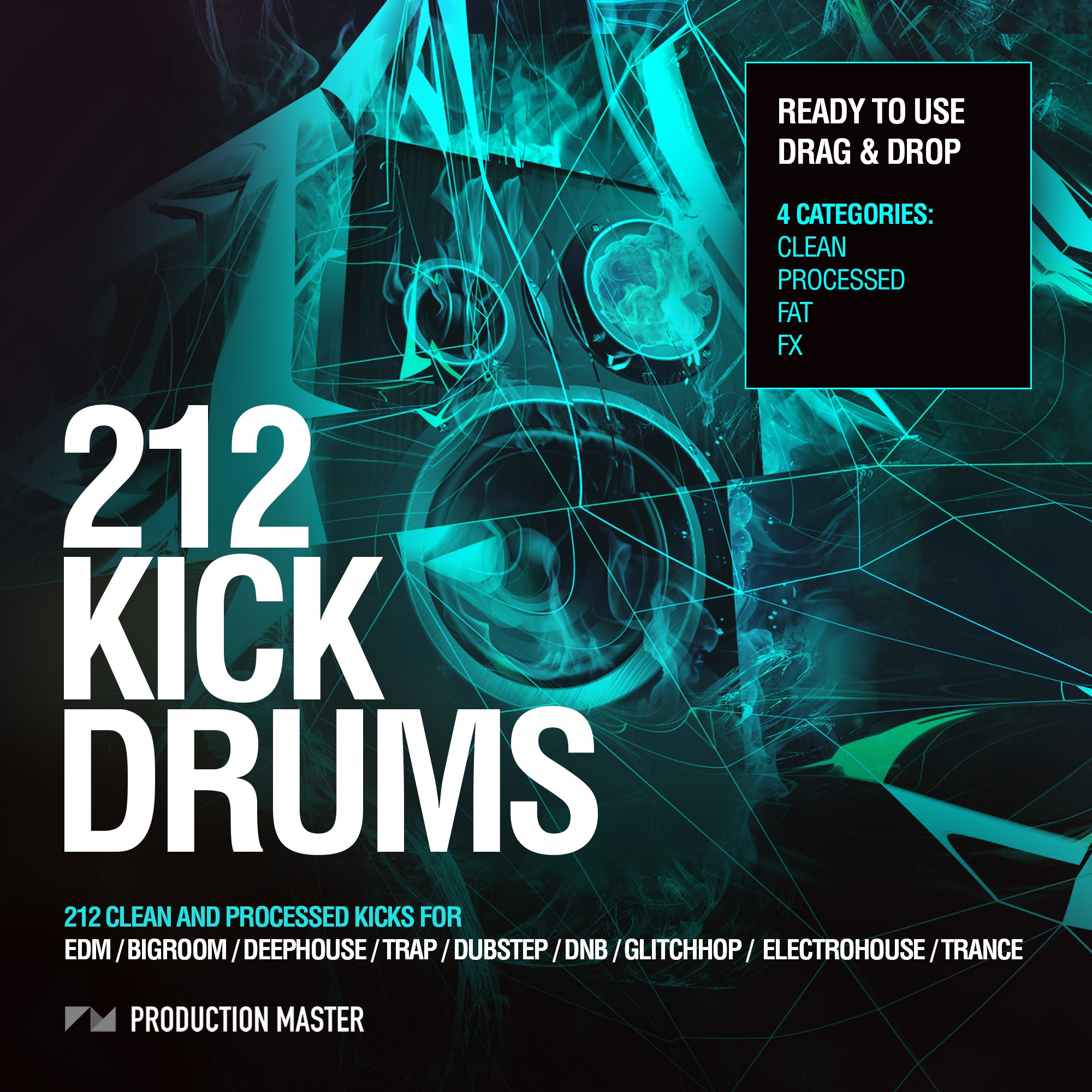Production Master - 212 Kick Drums
