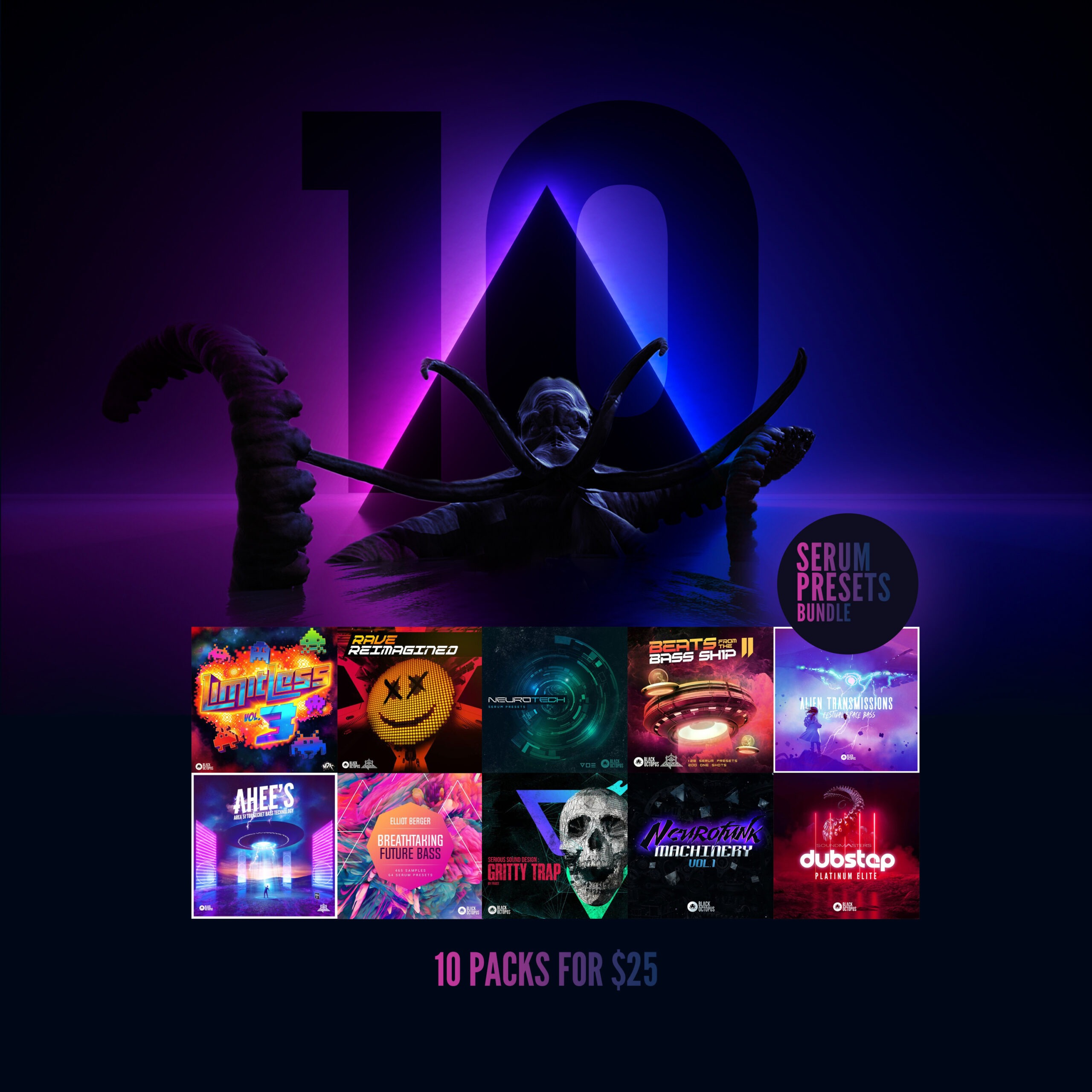 Serum Presets Bundle - 10 packs for 25