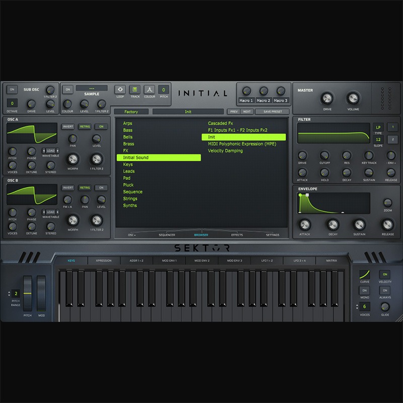 Initial Audio Sektor