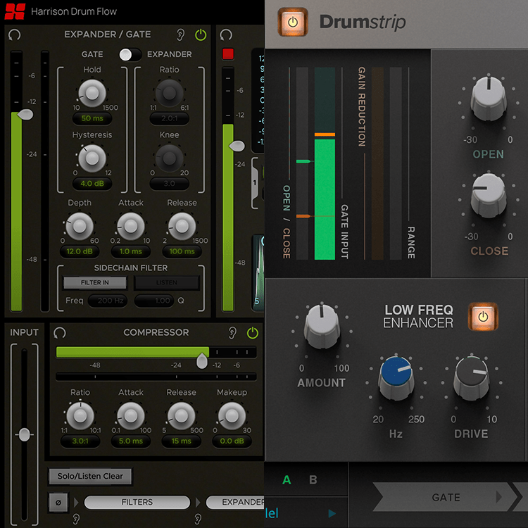 SSL Drum Strip & Harrison Drum Flow bundle