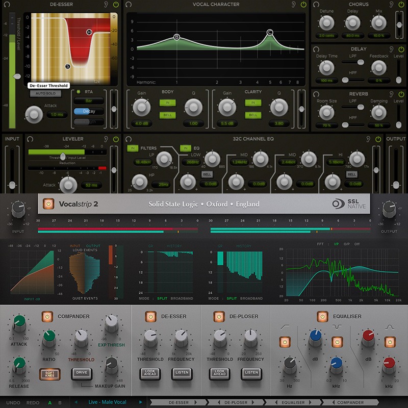 SSL Vocalstrip & Vocal Flow
