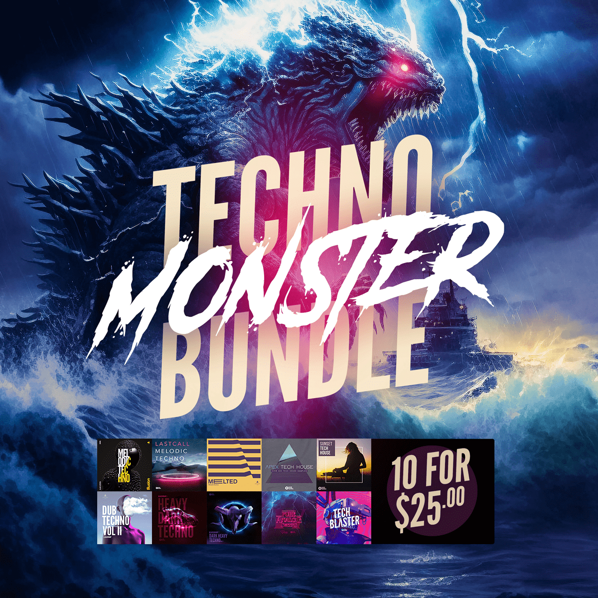 TECHNO HOLIDAY BUNDLE - 10 PACKS FOR $25
