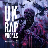 UK rap vocals sample pack cover artwork – royalty-free vocal samples by Futuretone