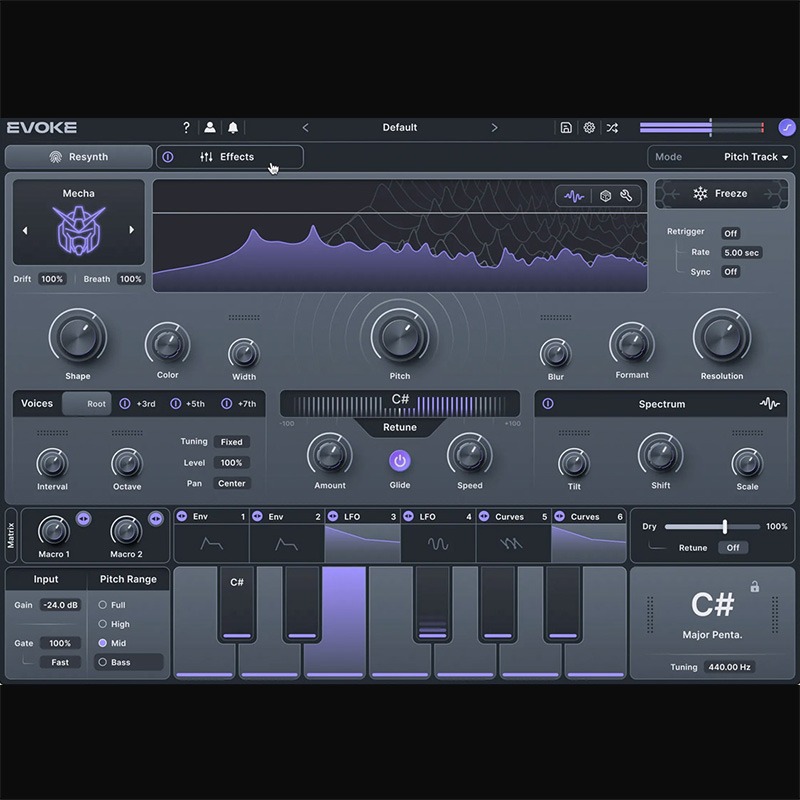 Minimal Audio Evoke