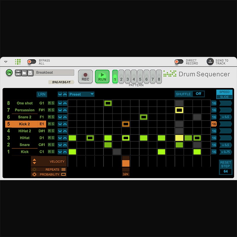 Reason Drum Sequencer